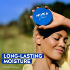 Buy now NIVEA Creme Body, Face and Hand Moisturizing Cream for All Skin Types, Rich Body Moisturizer with Provitamin B5, 13.5 Oz Tin at indiglob india