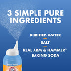 Buy now Arm & Hammer Simply Saline Daily Care Nasal Mist 4.4oz, Saline Nasal Spray, Drug-Free, 2-Pack at indiglob india