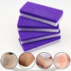 Foot Pumice Stone 4 Pack Pedicure Stone for Feet (Purple) | for Feet Callus Remover and Scrubber Double Sided Pedicure Foot Pumice Stone for Feet and Heels Callus and Dead Skins