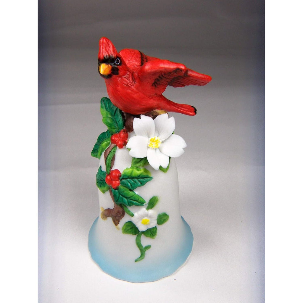 Buy now Cosmos Gifts 738-81 Porcelain Cardinal Figurine Bell 3 7/8" H at indiglob india
