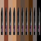 Buy now NYX PROFESSIONAL MAKEUP Lift & Snatch Eyebrow Tint Pen, Black at indiglob india