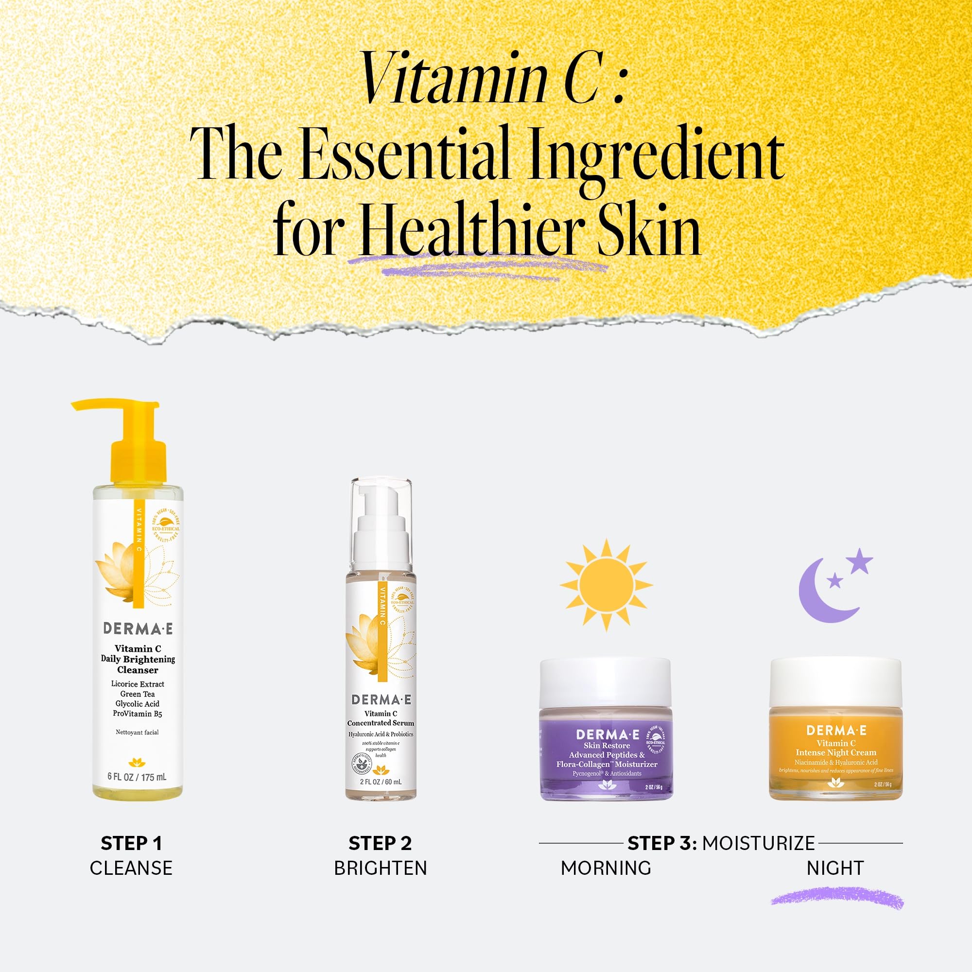 Buy now DERMA-E Vitamin C Intense Night Cream, 2 Oz, Brightening and Hydrating Facial Skin Renewing Cream, Anti-Aging Overnight Face Moisturizer for Skincare and Youthful Radiance at indiglob india
