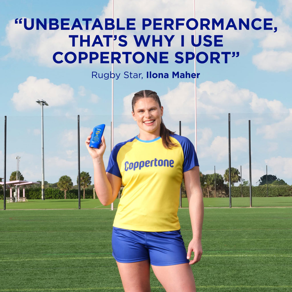 Buy now Coppertone SPORT Sunscreen Lotion Broad Spectrum SPF 50 (3 Fluid Ounce) (Packaging may vary) at indiglob india