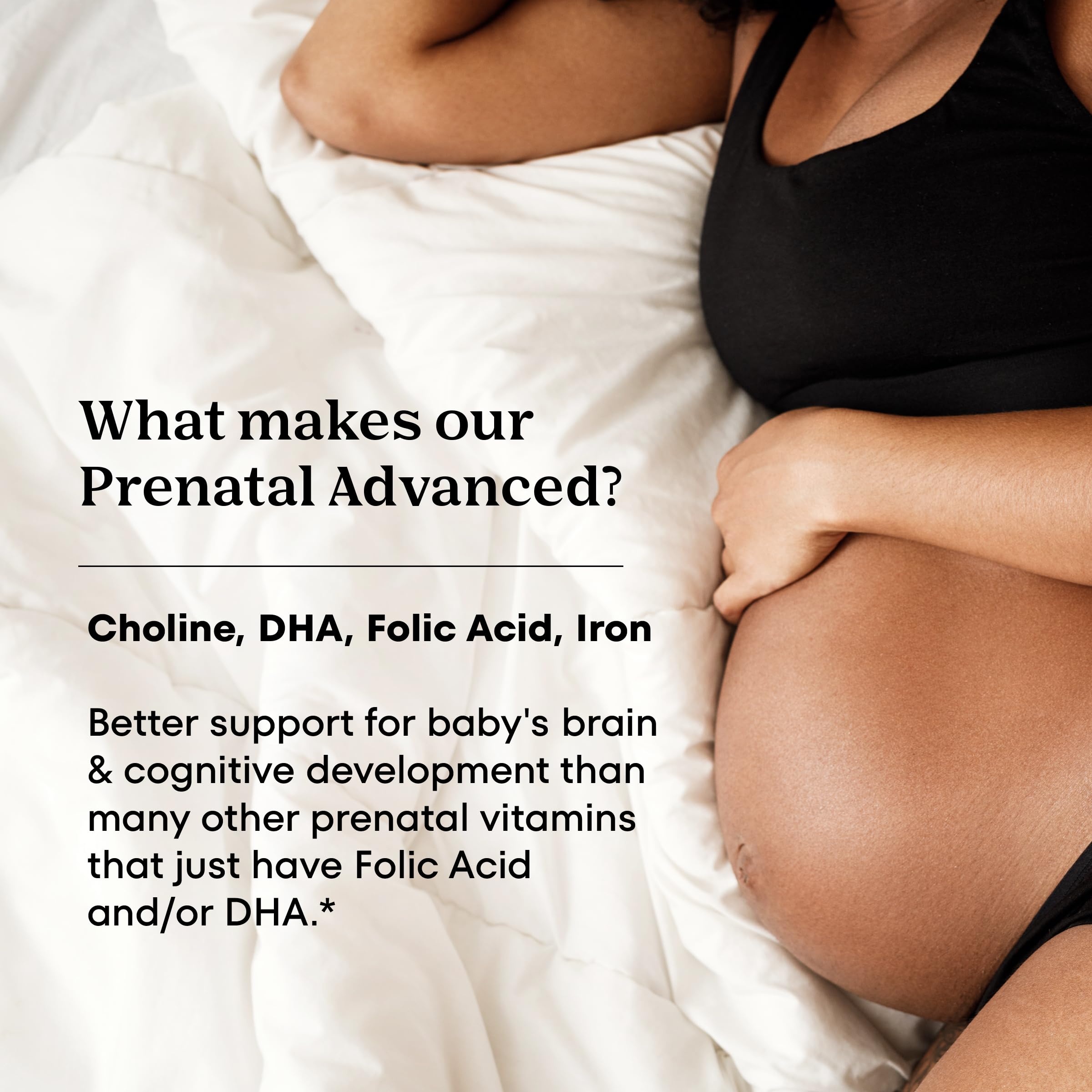 One A Day Prenatal Advanced- Prenatal Vitamins with Folic Acid, Choline, DHA & Iron, Pregnancy Vitamins for Women to Support Baby’s Development, 60+60 Ct (120 Total Set) (Packaging May Vary)