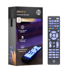 Buy now GE Universal Remote Control, Samsung TV Remote,Universal TV Remote for Roku TV, Vizio, LG, Sony, Sharp, Roku, Apple TV, TCL, Panasonic, Smart TVs, Streaming Players, Blu-ray, DVD, 4-Device, Gold,48845 at indiglob india