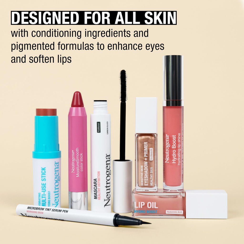 Buy now Neutrogena Hydro Boost Hydrating Multi-Use Makeup Stick with Hyaluronic Acid, Gentle Multi-Use Colored Makeup Balm to Brighten Lips, Cheeks & Eyes, Non-Comedogenic, Soft Pink, 0.26 oz at indiglob india