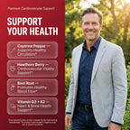 Clean Nutra Cayenne Pepper Drops Supplement Liquid + Hawthorn Berry, Vitamin D3 K2 Beet Root Powder, Ceylon Cinnamon, Turmeric Curcumin, Organic Panax Ginseng, Berberine Extract 1 Pack