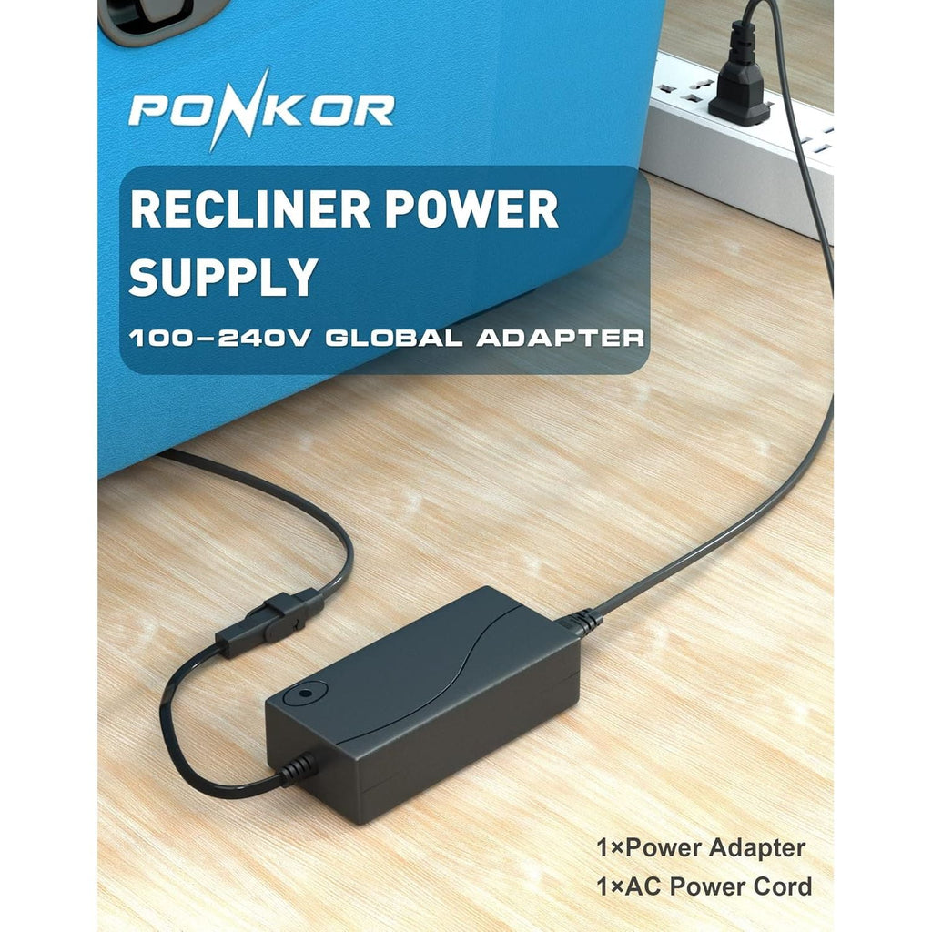Buy now Power Recliner Power Supply, AC/DC Switching Power Supply Transformer 2-pin 29V/24V 2A Adapter with AC Power Cord for Electric Power Recliner Lift Chair at indiglob india