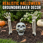 AISENO Realistic Skeleton Stakes Halloween Decorations for Lawn Stakes Garden Halloween Skeleton Decoration Outdoor