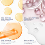 Dove Body Cream Serum Pro-Retinol + Firming Lotion for Firmness 8oz | Hydrating Lotion for Elasticity, with Collagen Peptides, Niacinamide and Antioxidants, Lightweight formula