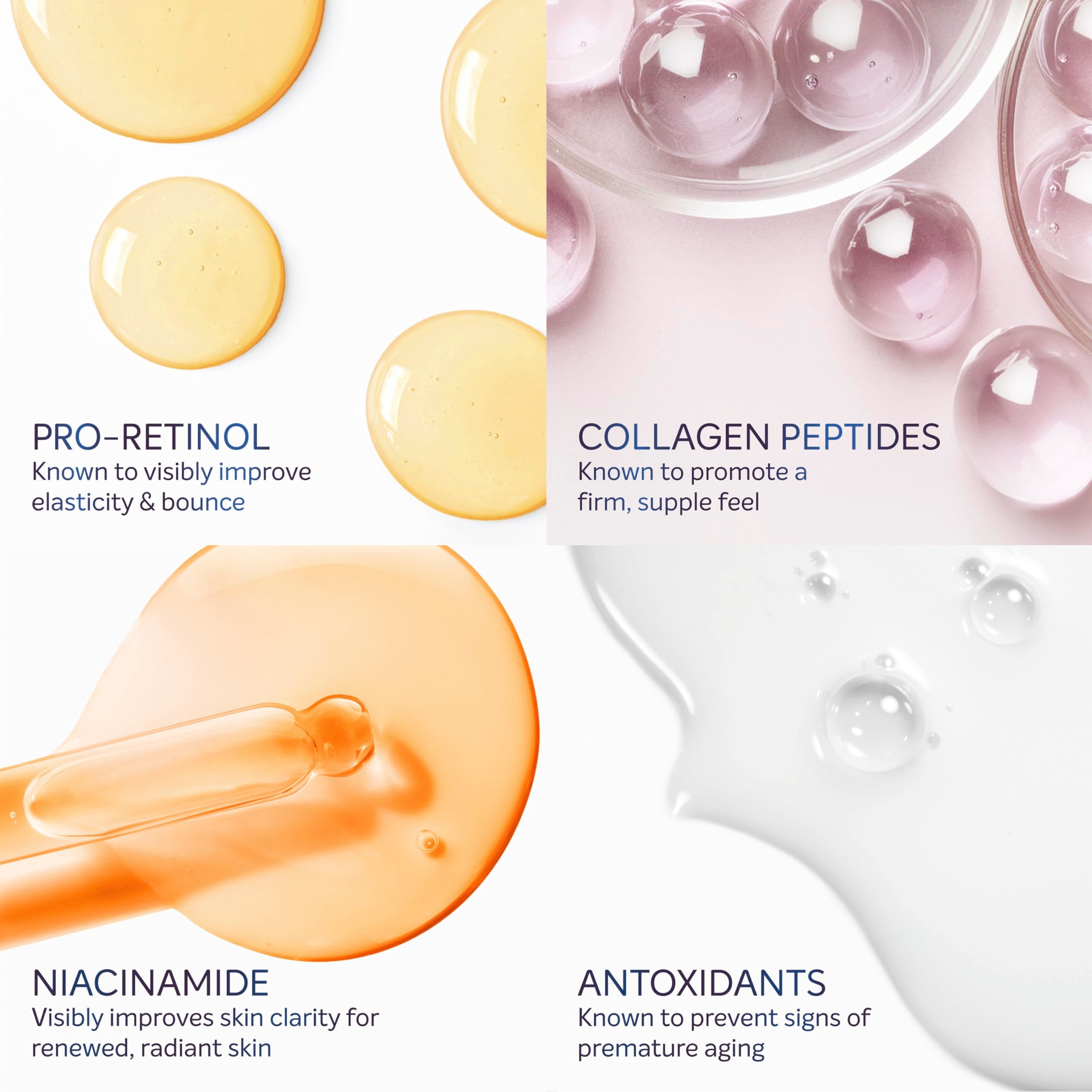 Dove Body Cream Serum Pro-Retinol + Firming Lotion for Firmness 8oz | Hydrating Lotion for Elasticity, with Collagen Peptides, Niacinamide and Antioxidants, Lightweight formula