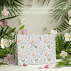 slapaflife Gift Bags Set of 2,Large 13" Gift Bag with Tissue Paper,Floral Gift bag Includes Matching Tissue Paper,Card and Envelope,Perfect For Presents of Any Special Occasion