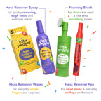 Little Monsters Mess Remover Foaming Brush, Kid-Friendly Stain Remover
