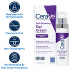 CeraVe Day Cream, Anti-Aging Retinol Face Moisturizer with SPF 30, 1.76oz | Skin Care, Anti Aging Face Cream with SPF 30 and Hyaluronic Acid Hydrates & Uses Encapsulated Retinol To Smooth Skin Texture