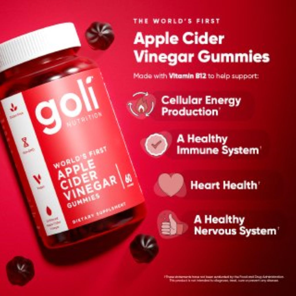 Goli Favorites Trio: Ashwagandha KSM-66, Apple Cider Vinegar, Matcha Mind Supplements with Cognizin, Vitamins D2 and B12