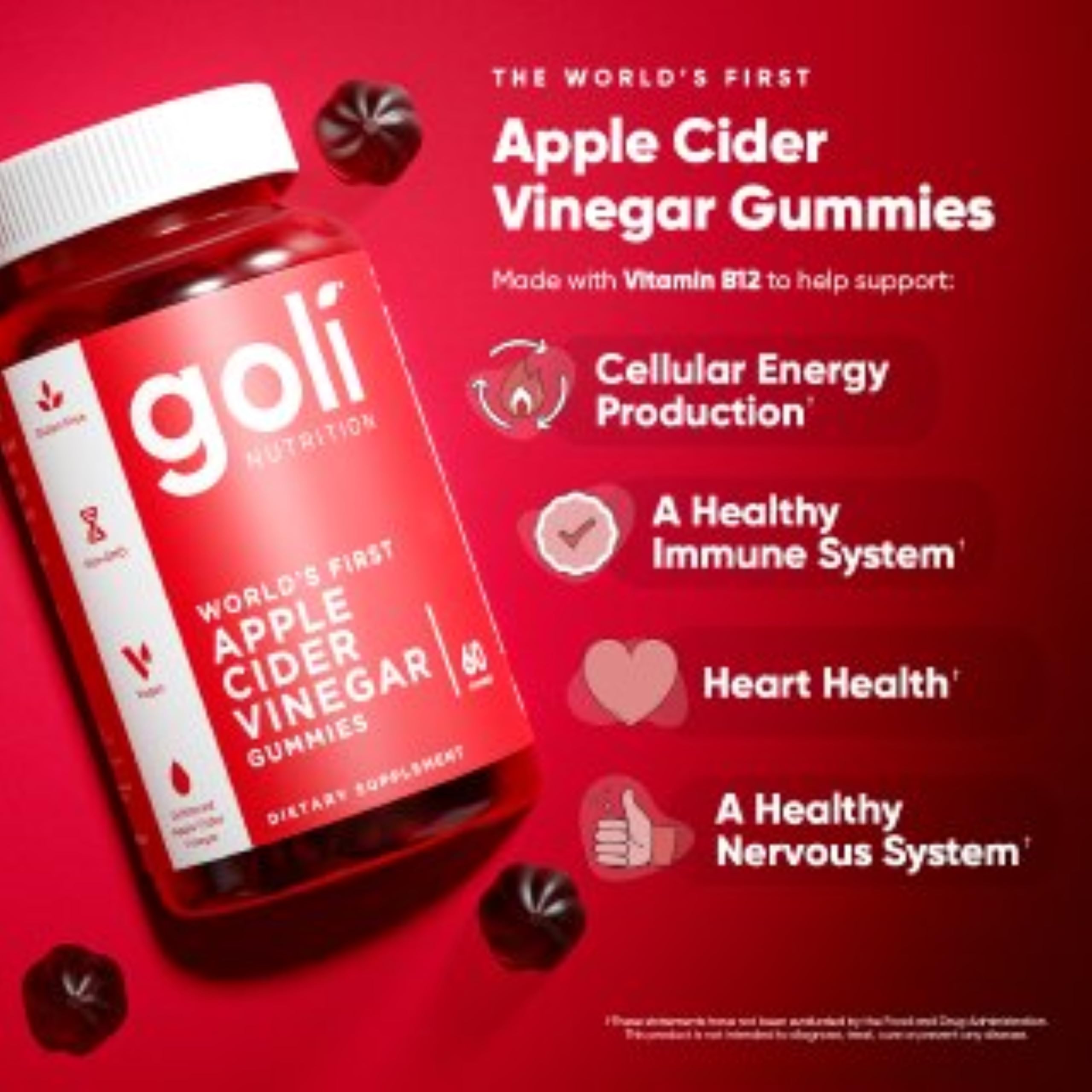 Goli Favorites Trio: Ashwagandha KSM-66, Apple Cider Vinegar, Matcha Mind Supplements with Cognizin, Vitamins D2 and B12
