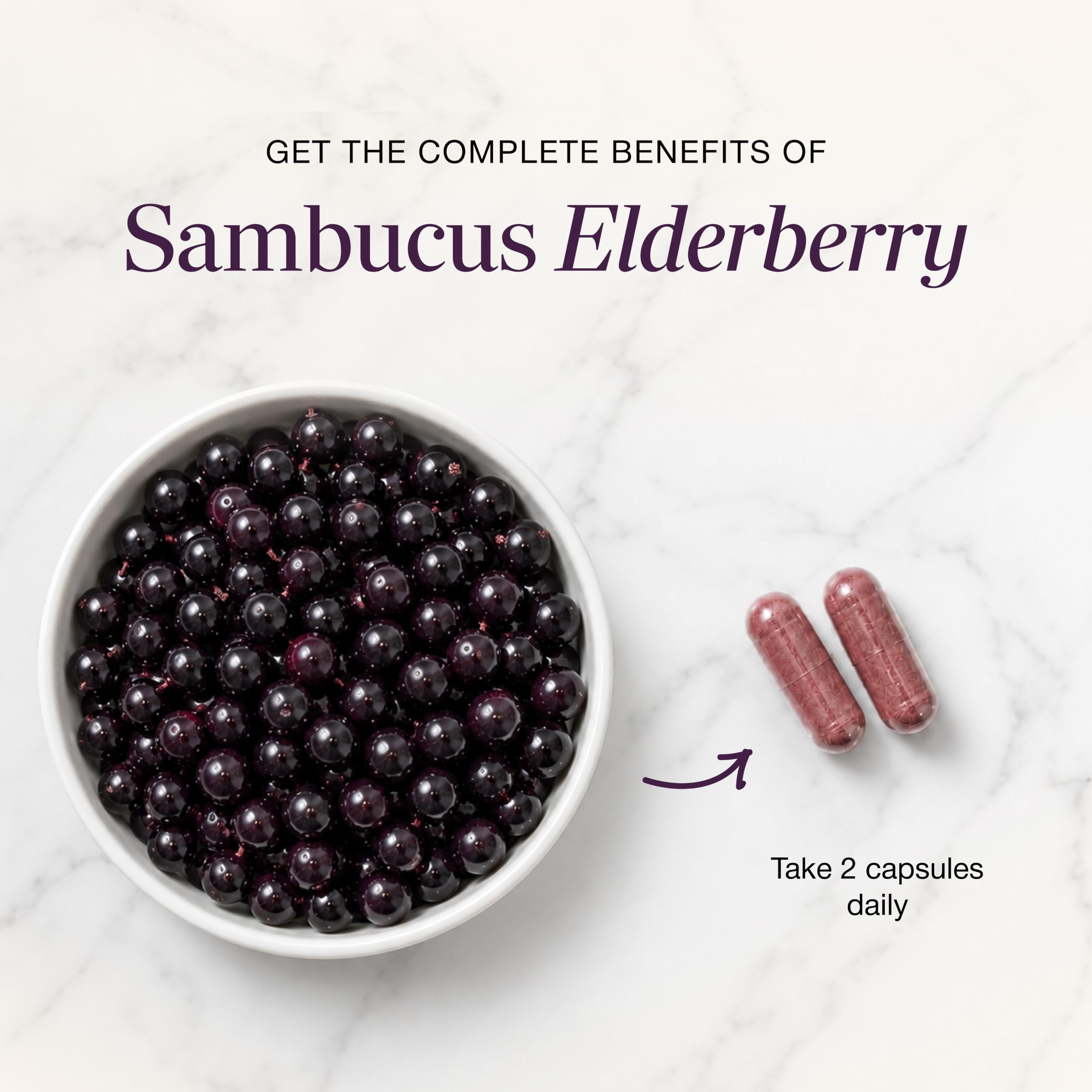 Elderberry Vitamin C and Zinc Capsules with D3 and Quercetin, 120 Count | 6-in-1 Immune Support Supplements For Adults, Sambucus Extract Zink Ginger USA Made in NSF GMP Certified Facility By Sandhu's