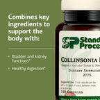 Standard Process Collinsonia Root, Bladder & Kidney Support, 150 Capsules