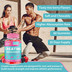 Creatine for Women, Creatine Gummies for Women - 60 Creatine Gummies