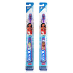 Buy now Oral-B New Princess Toothbrush for Little Girls, Children 3+, Extra Soft, Characters Vary - Pack of 6 (Characters Vary) at indiglob india