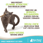 Raw Paws Silvervine Sticks for Cats (30-Count) - Dental Cat Chew Stick