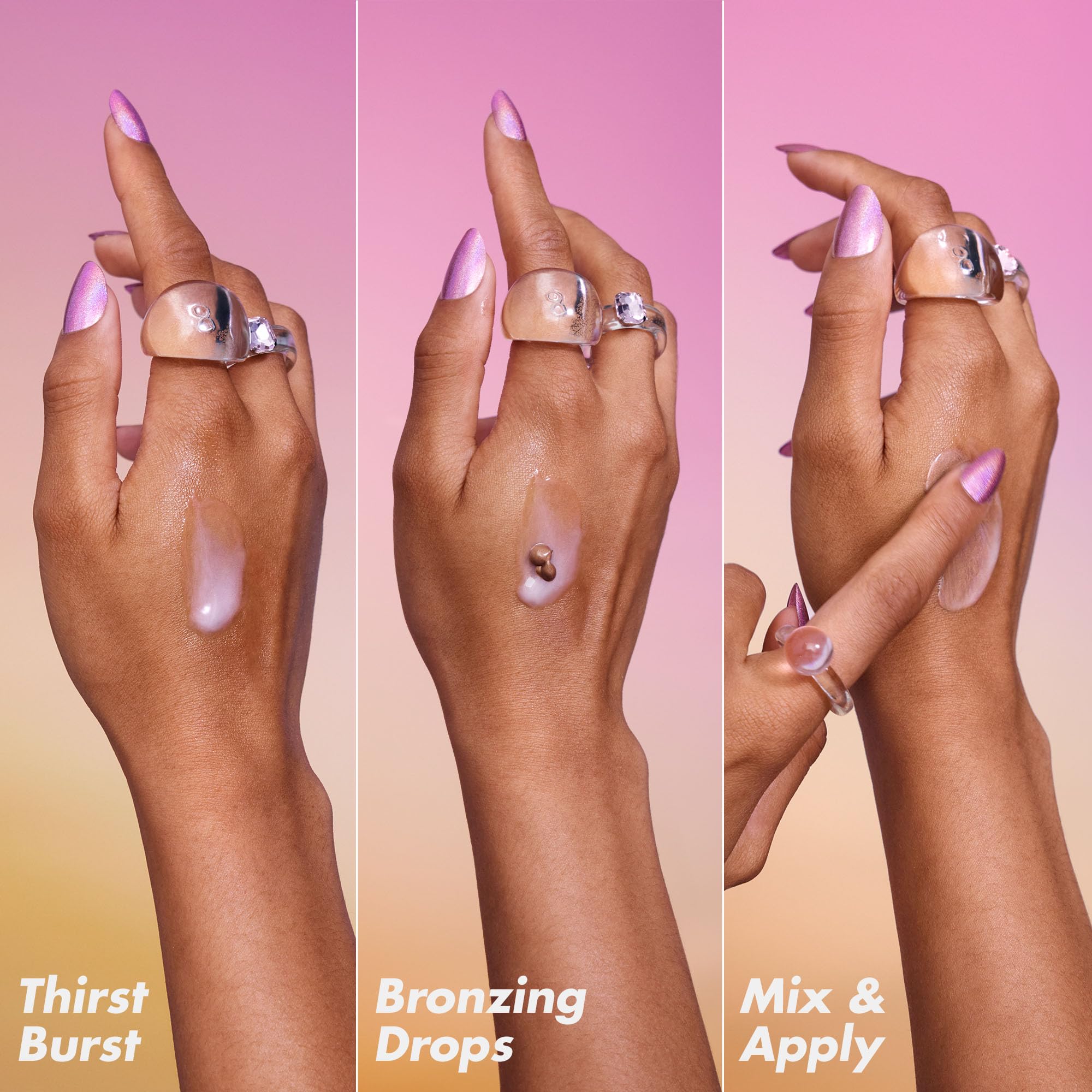 Buy now e.l.f. SKIN The Hottest Drops Duo, Holy Hydration! Thirst Burst & Bronzing Skincare Set, For A Dewy, Sun-Kissed Look, Vegan & Cruelty-Free at indiglob india