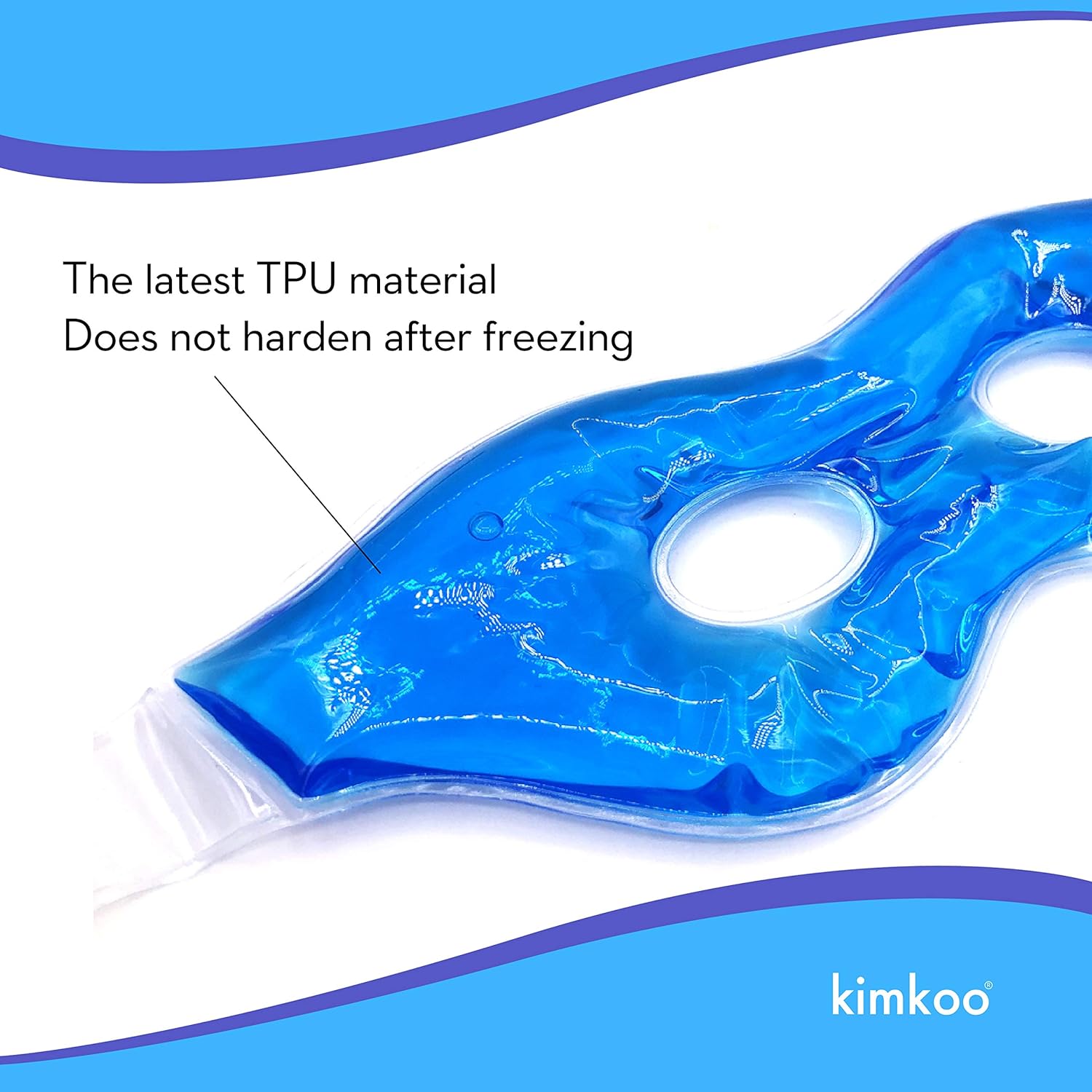 Buy now Gel Eye Mask Cold Pads&Cool Compress for Puffy Eyes and Dry Eye,Cooling Eye Ice Masks Gel Blue*1 at indiglob india