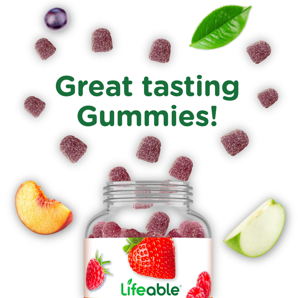 Lifeable Zinc Gummies for Women and Men, Maximum Strength 50 mg, 90 Ct