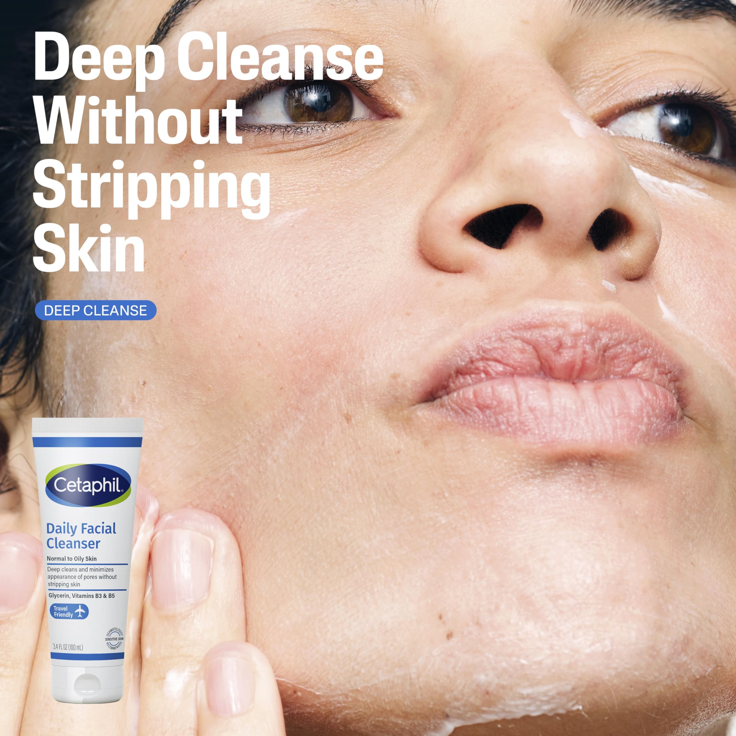 Buy now CETAPHIL Skincare Gift Set & Travel Companion for Sensitive Skin | Gentle Skin Cleanser, Daily Facial Cleanser, 2 x Moisturizing Lotion | TSA Approved | Dermatologist Recommended Brand at indiglob india