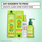 Garnier Fructis Sleek & Shine Shampoo and Conditioner Set for Dry, Frizzy Hair, Up to 72 Hours of Frizz Control, Smooths Flyaways & Boosts Shine, 22 + 21 Fl Oz (Packaging May Vary)