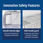 Havahart Large 1-Door Live Animal Trap for Raccoons, Cats, Bobcats, Beavers