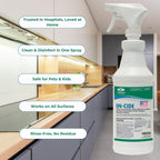 In-Cide Hospital Grade Disinfectant, Fresh Scent, 32 oz, 2-Pack