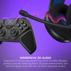 Buy now Turtle Beach Atlas 200 Wired Gaming Headset Officially Licensed for PlayStation, PS5, PS4-50mm Nanoclear Drivers, Flip-to-Mute Mic, Memory Foam Cushions, Floating Headband - Black at indiglob india