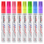 Overseas Neon Fluorescent Paint Markers, 8 Colors Oil Based Paint Pens
