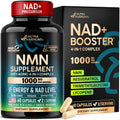 NMN Supplement - NMN w/ Resveratrol, TMG & Lycopene 1000mg - 60 Caps