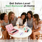 Glamonade Acetone Nail Polish Remover: Gel Polish Remover for Removal of Quick Dry Nail Polish/Gel Polish/Glitter Polish/Nail Tips | Aloe Vera Scent with Easy Push-Down Pump(6.34 Fl Oz)