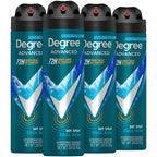 Degree Antiperspirant Deodorant Dry Spray Cool Rush 3.8 oz 3 Count | 72-Hour Sweat and Odor Protection For Men With Body Heat Activated® Technology