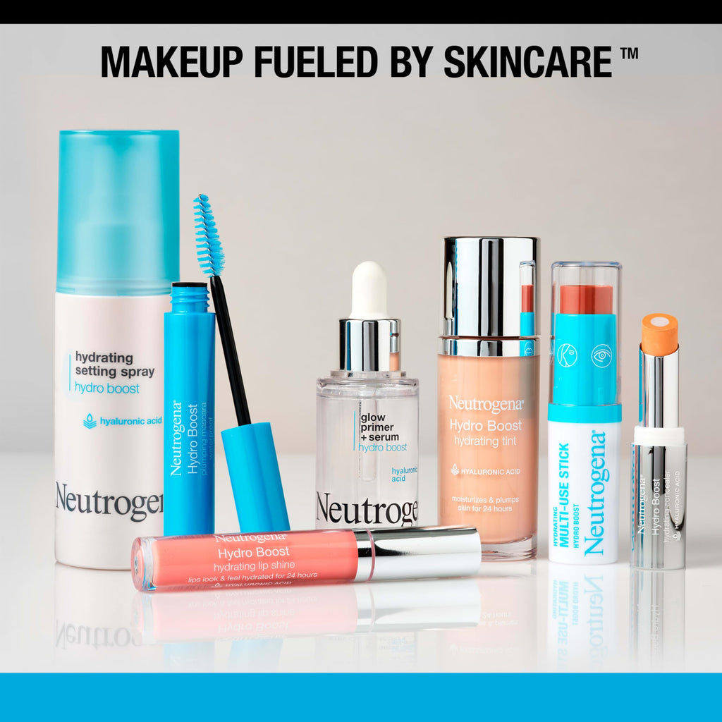 Buy now Neutrogena Hydro Boost Hydrating Makeup Setting Spray with Hyaluronic Acid, Setting Spray for Smooth, Dewy Skin, Fragrance Free, Non-Comedogenic & Hypoallergenic, 3.4 fl. oz at indiglob india