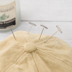 250Pcs T Pins, 1inch /1.5inch/ 2 inch T-Pins,Stainless Steel T Pin for Wigs, Blocking Wig Pin for Foam Head, Craft, Quilting and Blocking Knitting for Office Wall