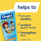 Orajel Naturals Toy Story 5 Anti-Cavity Fluoride Toothpaste, 4.2 oz, 4-Pack