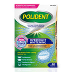 Polident Antibacterial Dental Appliance Cleanser Tablets, 60 Count