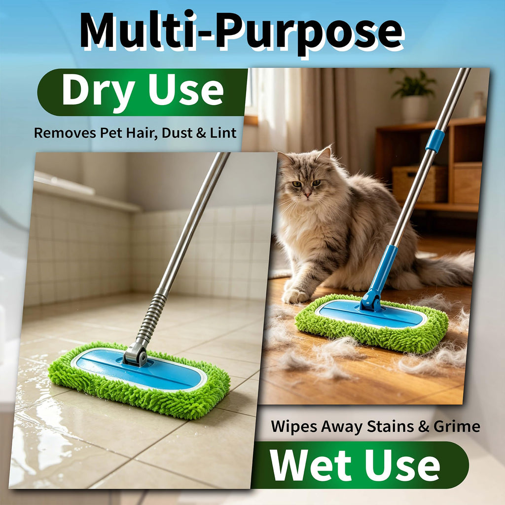 8 Pack Microfiber Replacement Mop Pads for Swiffer Sweeper