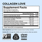 HUM Collagen Love Collagen Peptides Capsules, Firm Skin Support, 90 Count