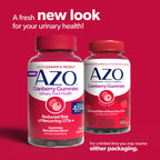 AZO Cranberry Gummies for Urinary Tract Health Women & Men, 40 Count | From the #1 Doctor Recommended Brand± Cranberry Supplement with Clinically Proven Pacran®, Helps Cleanse & Protect*