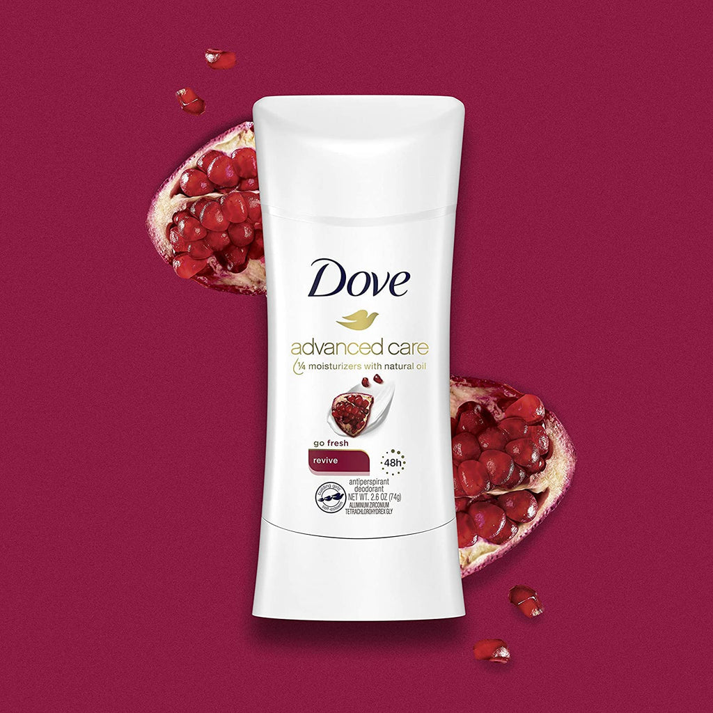 Buy now Dove Advanced Care Antiperspirant Deodorant, Revive, 2.6 Ounce (Pack of 2) at indiglob india