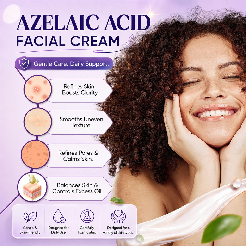 AOBBIY Azelaic Acid Cream for Face – Tone Refining Facial Cream for Skin Clarity & Smoother-Looking Skin, 1 oz | Tone Refining, Skin Clarity, Smoother-Looking Skin