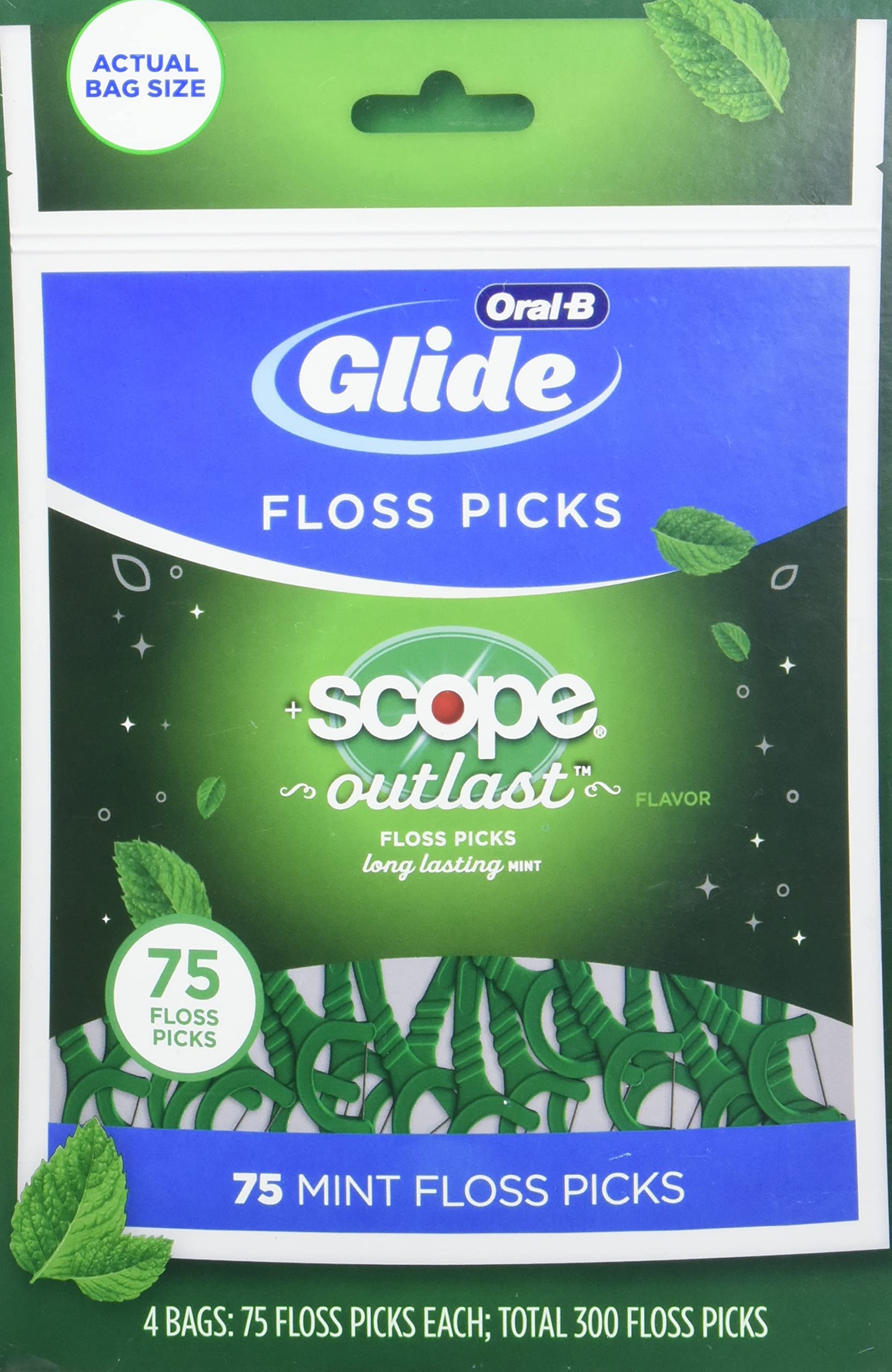 Buy now Oral B Complete Glide Floss Pick (300 Count), 300 Count at indiglob india
