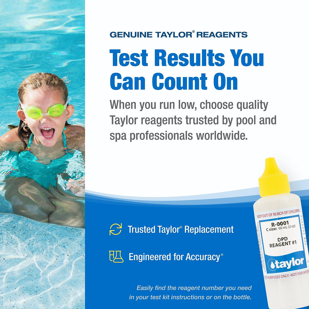 Taylor Technologies R-0001-C, DPD Reagent #1, 2 Ounce, for Testing Chlorine