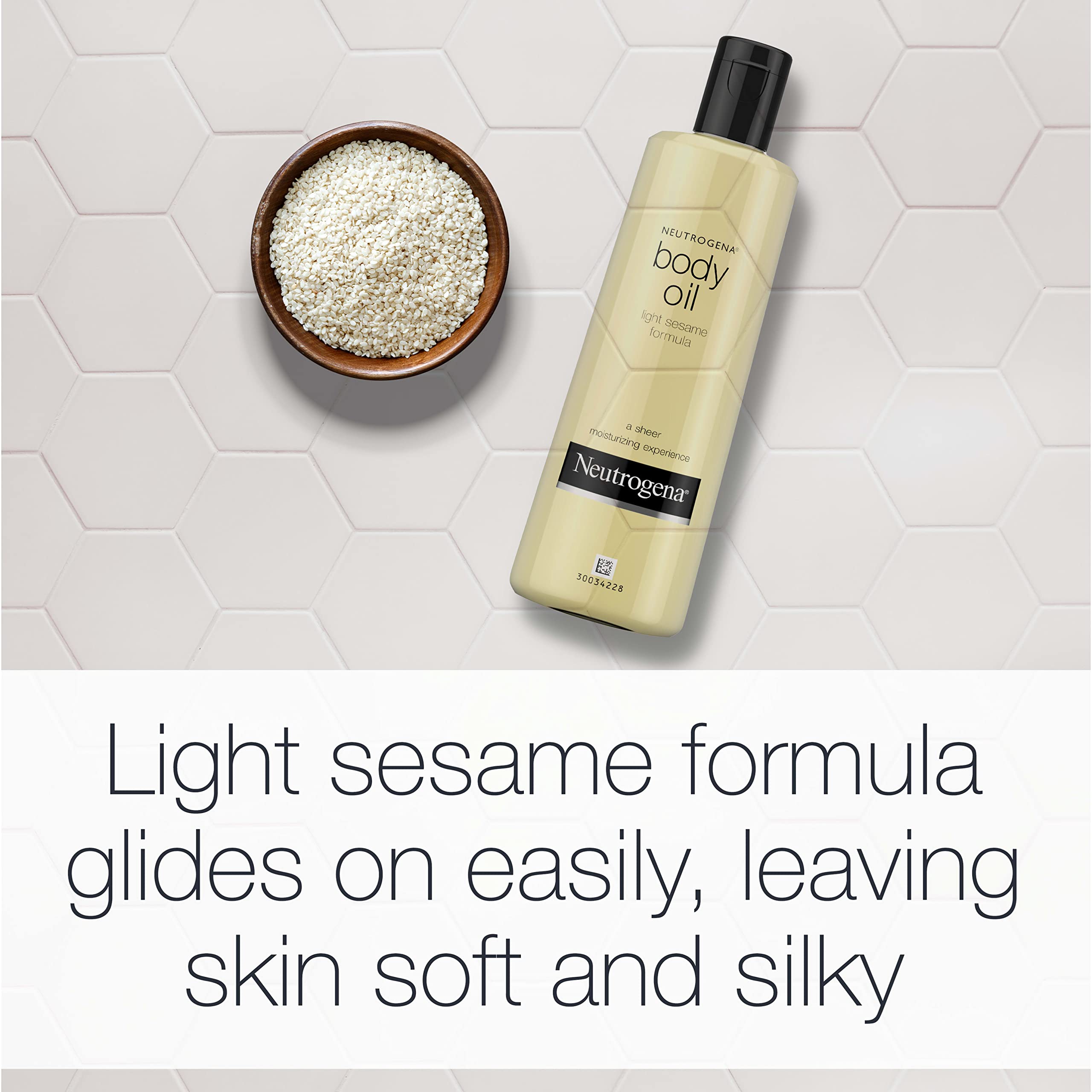 Buy now Neutrogena Body Oil Light Sesame Formula, Twin Pack of 16 fl oz, Radiant Glow Moisturizer for Dry Skin, Bath & Shower Oil For Smooth and Hydrated Skin at indiglob india