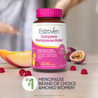 Estroven Complete Gummies Menopause Relief Supplement for Women, 30 Count